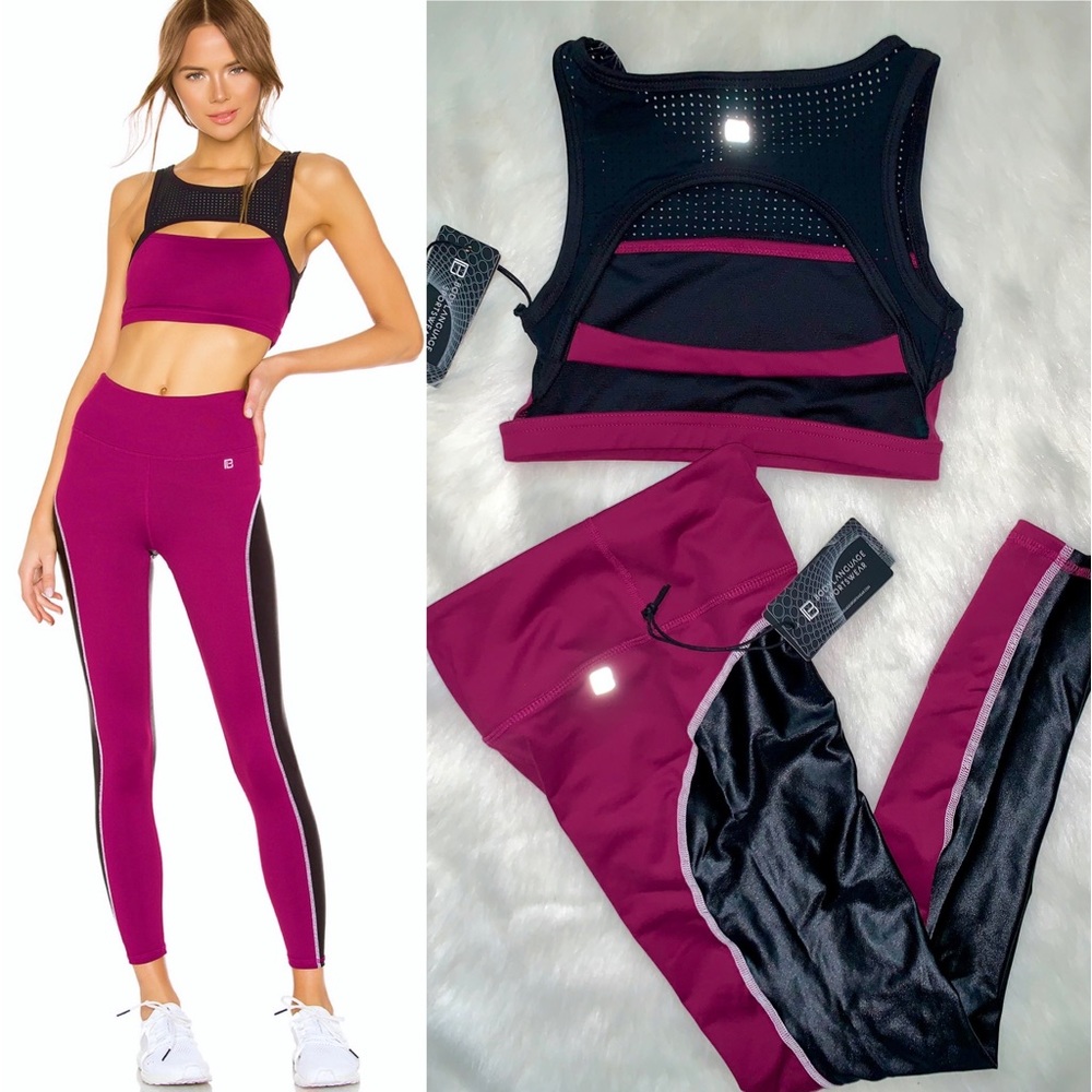 Body Language Leggings and Sports Bra in Size XS